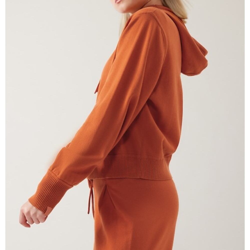 Athleta 'Keys Intention' Orange Sweater Size S
